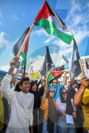 Free Palestine Protest Calls For Global Solidarity In Colombo, Sri Lanka