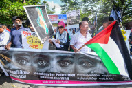Free Palestine Protest Calls For Global Solidarity In Colombo, Sri Lanka