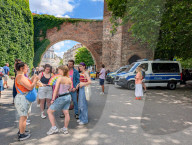 Police Presence At Sendlinger Tor In Munich