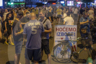 Road Blockade In Novi Sad
