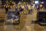 Road Blockade In Novi Sad