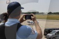 F-16 Fighter At A Flight Demonstration During Paris Air Show 2025
