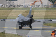 F-16 Fighter At A Flight Demonstration During Paris Air Show 2025