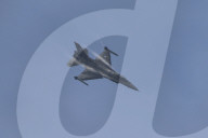 F-16 Fighter At A Flight Demonstration During Paris Air Show 2025