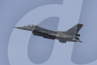F-16 Fighter At A Flight Demonstration During Paris Air Show 2025