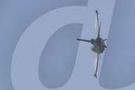 F-16 Fighter At A Flight Demonstration During Paris Air Show 2025