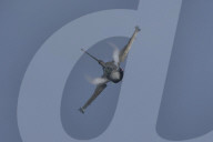 F-16 Fighter At A Flight Demonstration During Paris Air Show 2025