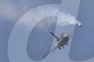 F-16 Fighter At A Flight Demonstration During Paris Air Show 2025