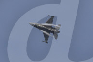 F-16 Fighter At A Flight Demonstration During Paris Air Show 2025
