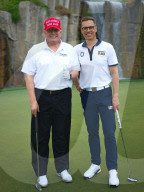 President Trump Golfs With Finland's President Stubb