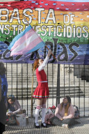 Trans Protest In Buenos Aires