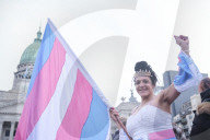 Trans Protest In Buenos Aires