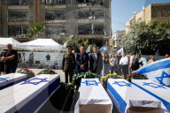 Memorial for 9 Israelis killed by Iran missile