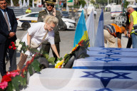 Memorial for 9 Israelis killed by Iran missile