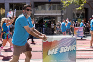 Alaska Airlines And Hawaiian Airlines Participate In The 2025 San Francisco Pride Parade 