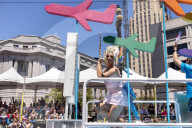 Alaska Airlines And Hawaiian Airlines Participate In The 2025 San Francisco Pride Parade 