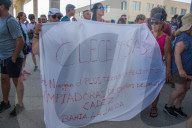 Protests By The Workers From The Iron Sector In Puerto Real, Spain.