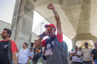 Protests By The Workers From The Iron Sector In Puerto Real, Spain.