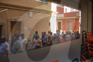 Protests By The Workers From The Iron Sector In Puerto Real, Spain.