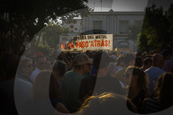 Protests By The Workers From The Iron Sector In Puerto Real, Spain.