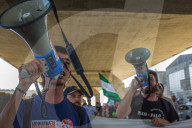 Protests By The Workers From The Iron Sector In Puerto Real, Spain.
