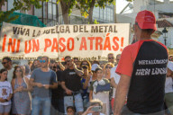 Protests By The Workers From The Iron Sector In Puerto Real, Spain.