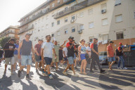 Protests By The Workers From The Iron Sector In Puerto Real, Spain.