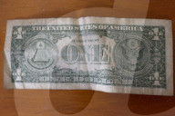 Photo Illustrations One Dollar Bank Note