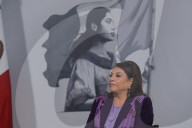 Mexico’s President Claudia Sheinbaum Holds Briefing