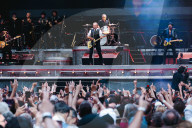 Bruce Springsteen And The E Street Band Performs Live During The Land Of Hope & Dreams 2025 Tour In Milan