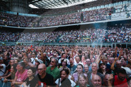Bruce Springsteen And The E Street Band Performs Live During The Land Of Hope & Dreams 2025 Tour In Milan