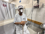 Killed and wounded Palestinians, after the Israeli attack, are being brought to Nasser hospitalGazans wounded after Israeli attack