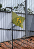 IDF Flag Goes Up On Peace Line Interface In East Belfast - 01 July 2025