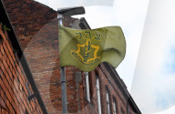 IDF Flag Goes Up On Peace Line Interface In East Belfast - 01 July 2025