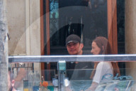 Guests And Celebrities Spend Time On The Terrace Of The Gritti Hotel Waiting For The Wedding Of Jeff Bezos And Lauren Sanchez - 01 July 2025