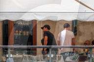 Guests And Celebrities Spend Time On The Terrace Of The Gritti Hotel Waiting For The Wedding Of Jeff Bezos And Lauren Sanchez - 01 July 2025