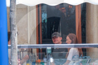 Guests And Celebrities Spend Time On The Terrace Of The Gritti Hotel Waiting For The Wedding Of Jeff Bezos And Lauren Sanchez - 01 July 2025