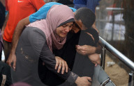 Funeral In Gaza For Victims Of Israeli Strikes