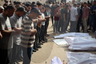 Funeral In Gaza For Victims Of Israeli Strikes