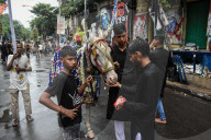 Alam Procession On Fifth Day Of Muharram Observation In India.