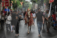 Alam Procession On Fifth Day Of Muharram Observation In India.
