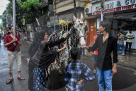 Alam Procession On Fifth Day Of Muharram Observation In India.