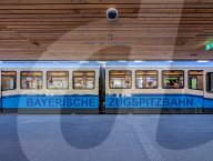 Bayerische Zugspitzbahn Station In Garmisch-Partenkirchen