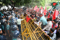 Protests Demanding The Declaration Of The July Charter In Dhaka.
