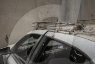 Iran, Destroyed Vehicles At Evin Prison After Israeli Attacks