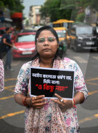 Protest Against Gang Rape In Kolkata, India