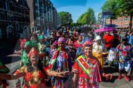 The Bigi Spikri Parade Is Organized In Amsterdam.