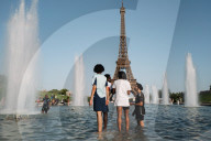Red Alert Heatwave In Paris