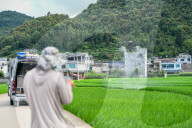 Drones Spraying Pesticides in Anlong