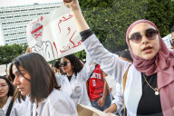 Young Doctors Rally Amid Nationwide Strike In Tunisia